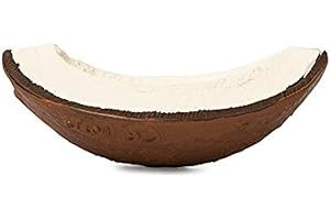 Oli & Carol - Mordedor Bebé de Caucho Natural, Coco The Coconut, 9 cm