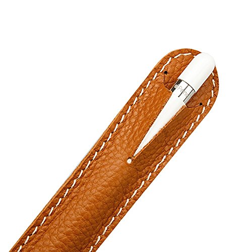 Jisoncase ELEGANT Apple Pencil Halter aus echtem Leder, braun, apple iPad Pro 12.9/ 9.7 Stift Lederhülle JS-APL-01K20 - 4