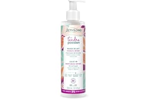 ACTIVILONG - Nuage de Lait Tendre Passion - Cheveux Ondulés, Bouclés, Frisés et Crépus - 98% d'ingrédients d'origine naturelle - Sans Silicone - Sans Huile Minérale - Made in France - 250 ml