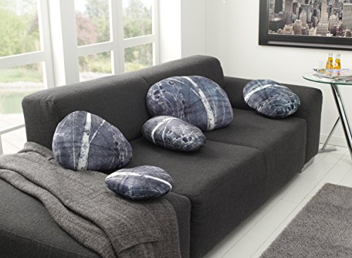 Stein Kissen Deko Kissen outdoor lounge Kissen Relax Kissen 5er SET