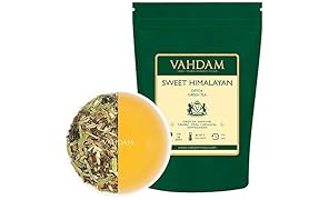 Foglie Di T&egrave; Verde Dell' Himalaya, 200g (100 tazze) - Stevia, Curcuma, Shatavari, Cardamomo e ginseng indiano, 100% T&Egrave; NATURALE | T&Egrave; DETOSSICO E DIMAGRANTE | tisane drenanti e dimagranti dall'India
