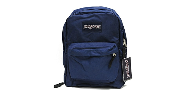 dark blue jansport backpack