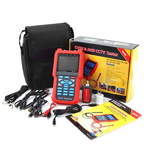 Preisvergleich Produktbild NF-702 Multifunktions-LCD-CCTV-Tester Line Finder Drahtverfolger Diagnose Ton Werkzeug Kit LAN Netzwerkkabel Tester