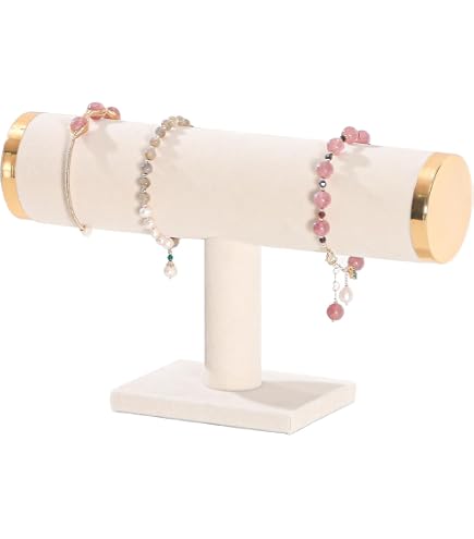 Présentoir Bois Brut Pour Bracelets Et Montres - 1 Jonc Coco Papaya
