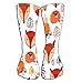 Produktbild Adigao Hohe Socken Outdoor Sports Men Women High Socks Stocking Fox Pattern Cute Leaf Mushroom Hand Drawn Textile Invitations Postcards Banner Small Tile Length 19.7"(50cm)