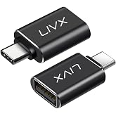 Livx USB 3.1 To Type-C 10Gbps 3A Hızlı Şarj ve Data Aktarımı &Ccedil;evirici D&ouml;n&uuml;şt&uuml;r&uuml;c&uuml; OTG Adapt&ouml;r Siyah OTGCZ