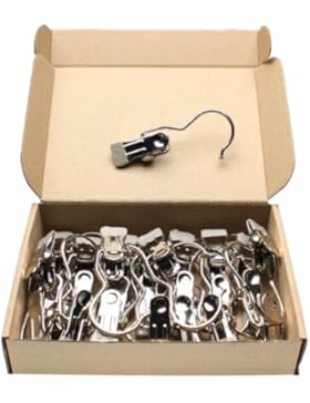 Stiefelklammern SET Kleiderbügel 25 Stück rutschhemmend von Langlauf Schuhbedarf