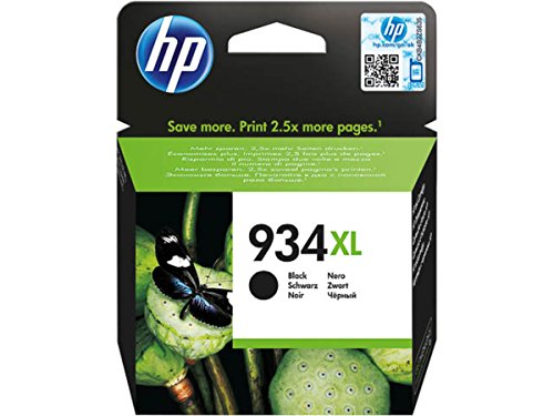 HP original - HP - Hewlett Packard OfficeJet 6812 (934XL / C 2 P 23 AE) - Tintenpatrone schwarz - 1.000 Seiten - 9ml