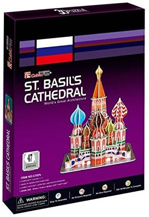 3D Puzzle - St. Basil's Cathedral - Toy, DIY, The Best Gift of The Child