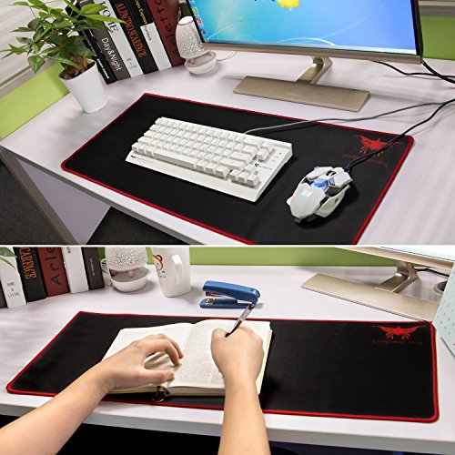 Mactrem Alfombrilla de Rat  n Alfombrilla para Gaming Extra Grande Ordenador de Sobremesa Mouse Pad 27 56 X 11 81 X 0 08inch Grande 