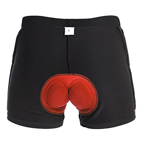 4ucycling 3D gepolstert Radfahren Männer Radsportbekleidung hautfreundlicher Shorts