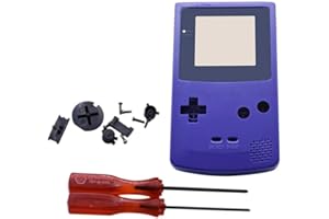 Henghx Ersatz Voll Gehäuse Shell Cover Hülle Teile Set w/Objektiv&Schraubendreher für Nintendo Gameboy Color GBC Console