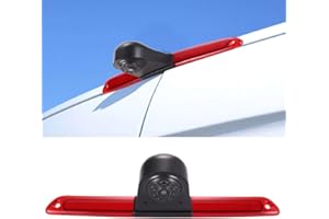 BERLINGAN Telecamera freno posteriore per auto Third Roof con freno posteriore Telecamera retromarcia per Telecamera Van Roof Mercedes Benz Sprinter W906/VW Crafter Caravelle 2007-2015 (Nuovo oggetto)