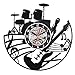 Produktbild Musik Jazz Gitarre LP Record Art Kreis Vinyl Evolution Wanduhr - Home Decor Interior Design Kinderzimmer Wohnzimmer Schlafzimmer Nursery