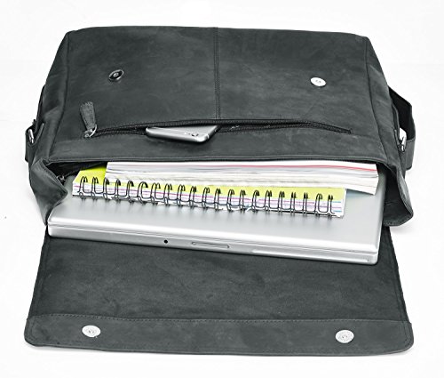 Packenger Vethorn Messenger Bag Umhängetasche oder Notebooktasche mit Notebook-Fach bis 15“ in verschiedenen Farben - 3