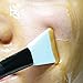 Travelmall 2 piece Mask Applicator Brush Silicone Facial Applicator Hairless SkinSoft Silicone Brush Facial Mask Mud Mask Body Lotion And Body Butter Applicator Tools Brush For Body And Face Random Color (Mask brush)