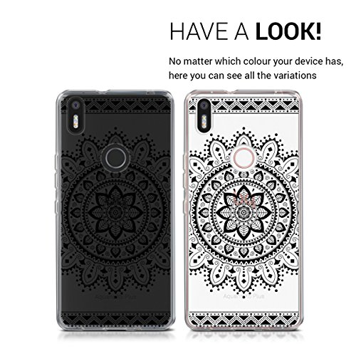kwmobile Funda para bq Aquaris X5 Plus - Carcasa de TPU para m vil y dise o de Flores Aztecas en Negro Transparente reviews kwmobile Funda para bq Aquaris X5 Plus - Carcasa de TPU para m vil y dise o de Flores Aztecas en Negro Transparente