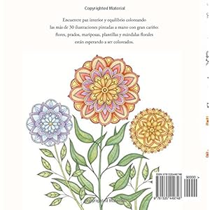 Relájate Coloreando Flores: Pintar y relajarse. Un libro para colorear para adultos.
