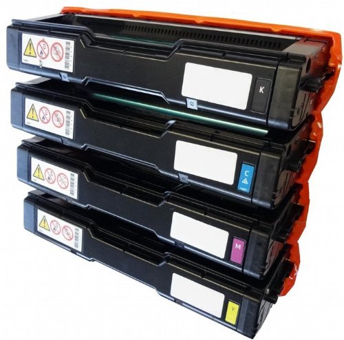 Eurotone High Quality Toner Cartridges für Ricoh Aficio : SP C250SF / SP C250DN ersetzten BK C Y M Patronen im Spar Set – kompatible Premium Kit Alternative – non oem - 6