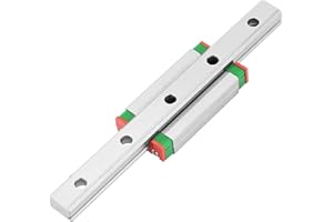 TYENAZA Rail de guidage linéaire, MGN9H Guide Linéaire du Rail, Rail de guidage linéaire mini 100 mm Largeur 9 mm + bloc coulissant pour équipement automatique CNC, équipement de mesure de précision