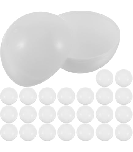 HOODANCOS 12 PP-Kunststoff Bälle - Hohle Kugeln Für Verlosungen, Bingo & Partyspiele