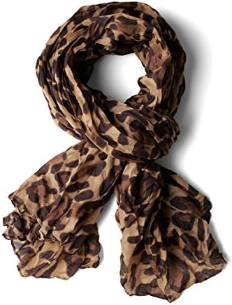 Celebrity Women Hot EXTRA Large Animal Leopard Print Shawl scarf in Brown (Brown)