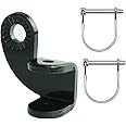Thinvik Bike Trailer Hitch Bicycle Stainless Steel 12MM-Hitch Coupler Compatible with Burley Trailers Adapter Connect to Pets Stroller
