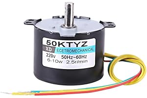 HILITAND Motor Sincrónico De Imanes Permanentes CA CW CCW XD 50KTYZ 220 V Generador Bricolaje (2.5RPM)