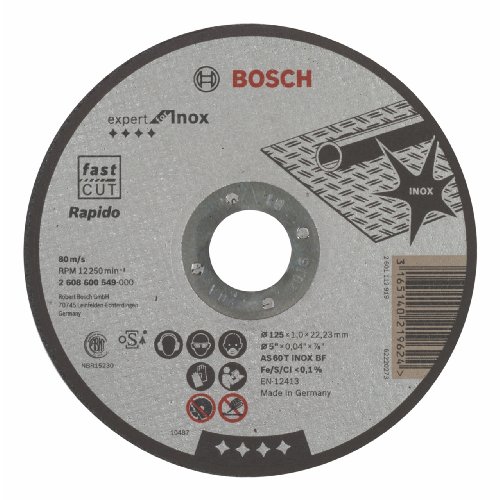 Bosch Trennscheibe 125×1,0 mm INOX gerade - 2