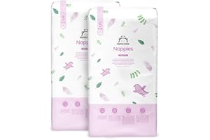 Marque Amazon - Mama Bear Couches Premium, Taille 5 (10-16 kg), Blanc, 160 Pièces, 2 lot de 80