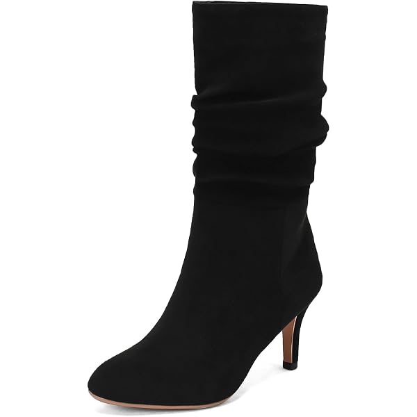 Castamere Women's High Heel Ankle Boots | Slip-on Pointed Toe Stiletto Boots With 10CM (4 Inch) Heel - View #8