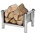 Produktbild nanook Kaminholzregal Edelstahl, Feuerholzregal - 41 x 35 x 24 cm