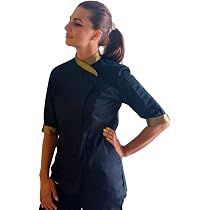 Casacca Donna Giacca Chef Donna - Made In Italy, Ricamo Gratuito Tessuto S 856893 - 6
