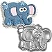 Produktbild Bringt 1 Stück, Elefant Form mit Design Gravur Antihaftbeschichtung Teflon Backform Metall Pfanne Form für Haus und Küche. Größe: 28 20 6 cm. Farbe Dunkelgrau,