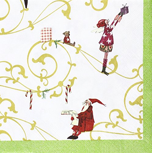Preisvergleich Produktbild Serviette Golden Christmas