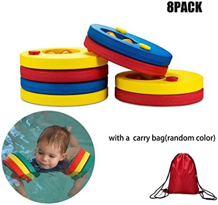Haolong Colorful Kids Float Children School Swimming Disks Learn to Swim Arm Band Set( 8Pcs/Set)