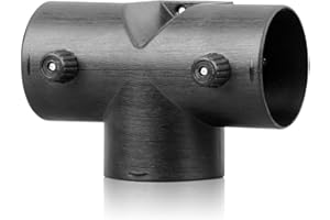 SKJJL 75 mm T-FöRmiger Auto Heizung Entlüftungskanal, Luftauslass 75mm Standheizung, Lufterhitzer Diesel Standheizung Zubehör, 75 mm Dreiwege-Luftauslass Typ T Zubehör für Dreiwege-Lufterhitzer