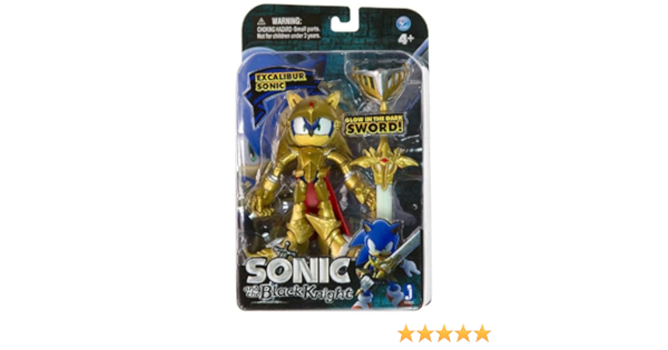 Sonic The Hedgehog 12,7 cm Excalibur Sonic Figur mit Glow in ...