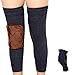 Produktbild Beito 1 Pair Cashmere Wool Knie-pfen Winter Warm Thermal Knee Warmer Sleeve Breathable Elastic Knees Sleeves Thicken Leg Warmers Protector for Women Men (Gray)