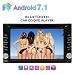 Produktbild 15,7 cm Android 7.1 Octa Core Auto Stereo – 2 DIN In Dash Bluetooth DVD CD Player mit GPS Navigation Radio 2 GB RAM 32 GB rom- unterstützt 64 GB USB/SD, 3/4G WiFi, OBD2, Backup Kamera, Telefon Spiegel
