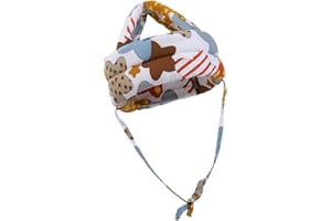Yushu Bonnet de protection anti-collision pour bébé - Casque de sécurité pour bébé - Casque de sécurité pour enfants - Pour filles, garçons, bébés et enfants âgés de 2 à 10 ans pour la sécurité