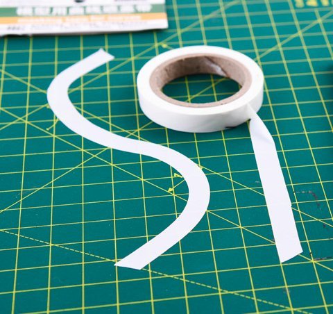 VEDA® Set von 5 Masking Tape f. Rundungen 3mm / 5mm / 8mm / 10mm Handwerkzeuge Zubehör Modellbau Hobbie - 2