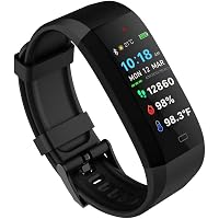 GOQii Vital 4.0 Oximeter built-in continuous SpO2, Heart rate & body temperature monitoring with 3 months personal…