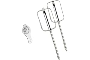 Daaxing Accessori per frusta portatile, accessori per mixer in acciaio inossidabile, frusta da cucina di ricambio per Kenwood (quattro bastoncini* 2)