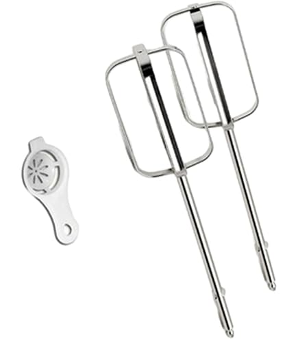 Set Di Fruste Per Kenwood Beach In Acciaio Inox 304 – Compatibili Con Miscelatore Manuale, Lavabili In Lavastoviglie, 2 Pezzi