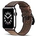 Produktbild Spessn Echtleder Watch Lederband Ersatzband, Kompatibel mit Watch Armband Leder 42mm Serie 1 Serie 2 Serie 3 Sport Edition Nike+, MEHRWEG - (Braun)