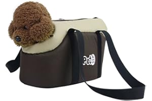 SIQITECH Hundetransporttasche Winter Große Kapazität Tragetasche kleiner Hund Katze Hundetasche Haustier Faltbar Transporttasche Atmungsaktiv Verstellbar Hundetragebeutel für Haustiere innerhalb von 5kg