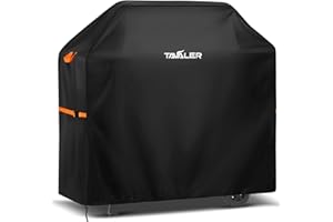 Tavaler Pokrowiec na grilla, odporny na warunki atmosferyczne, 120 x 60 x 120 cm, tkanina Oxford 420D, pokrowiec na grill gazowy, odporny na warunki atmosferyczne, do grilla Weber, Enders, Char Broil