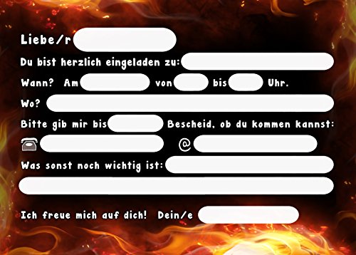 11 Einladungskarten zum Kindergeburtstag „Fussball“ // Geburtstagseinladungen Jungen Mädchen Kinder Einladungen Fussballparty Geburtstag - 3