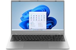 Difinity Laptop 15,6 Zoll Full-HD mit MS Office 2024 Pro - Celeron Quad N5095 4x2.90 GHz, 16GB DDR4, 512 GB SSD, UHD VGA, HDMI, Webcam, Bluetooth, USB 3, WLAN, Windows 11 Prof 64 Notebook - #8303